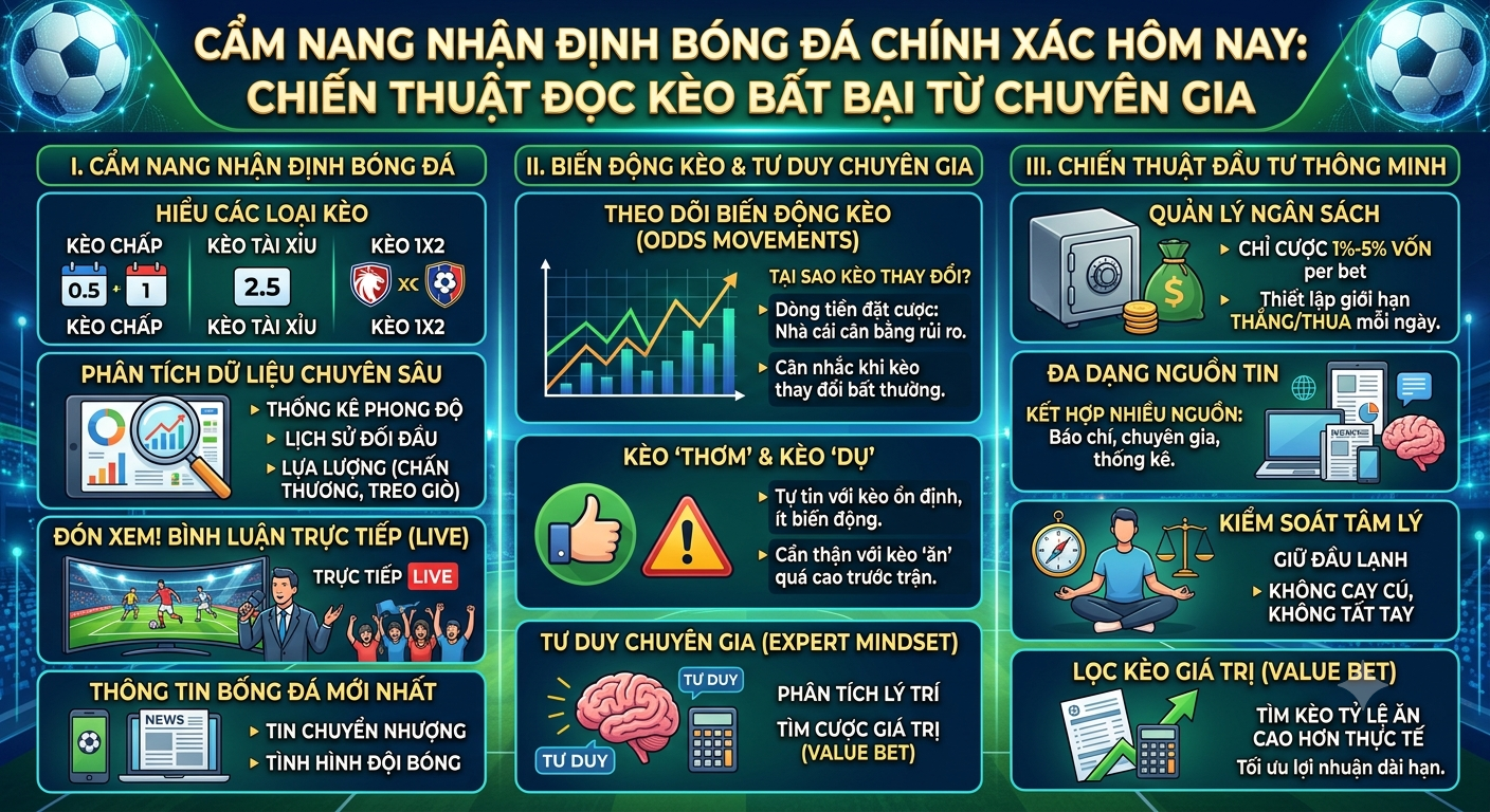 nhận định bóng đá chính xác hôm nay